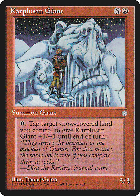 Karplusan Giant (196) - Ice Age - Game On