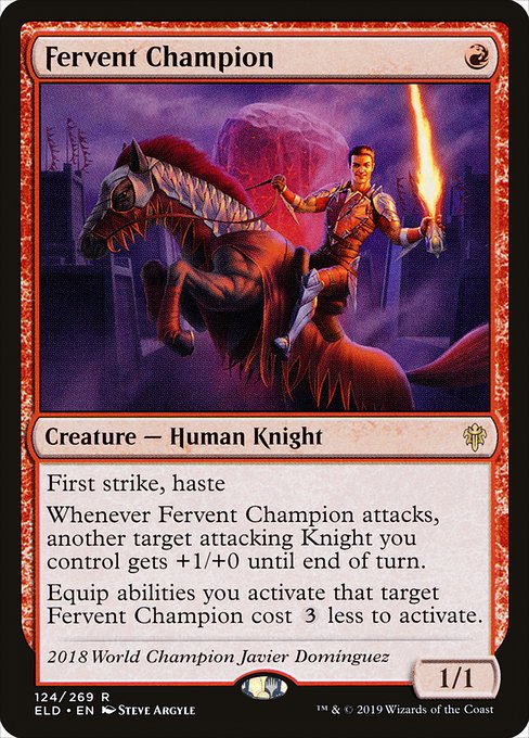 Fervent Champion (124) - Throne of Eldraine - Game On