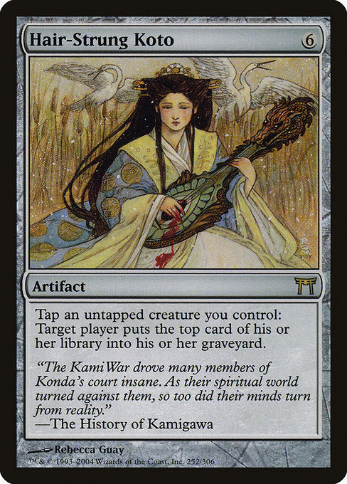 Hair-Strung Koto (252) (Foil) - Champions of Kamigawa - Game On