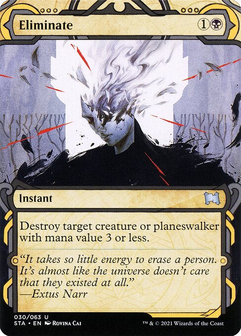 Eliminate (30) - BORDERLESS (Foil) - Strixhaven Mystical Archive - Game On