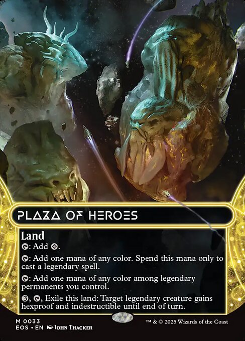Plaza of Heroes (33) - BORDERLESS - FULL ART - Edge of Eternities: Stellar Sights - Game On