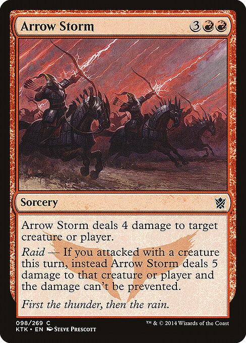 Arrow Storm (98) (Foil) - Khans of Tarkir - Game On