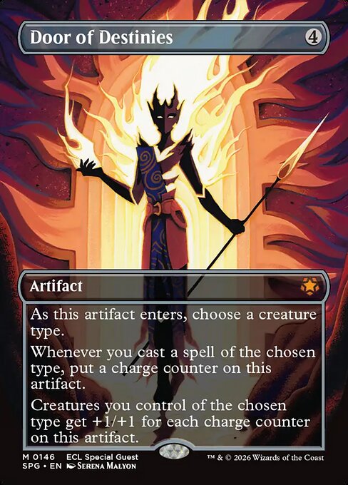 Door of Destinies (146) - BORDERLESS - FULL ART (Foil) - Special Guests - Game On