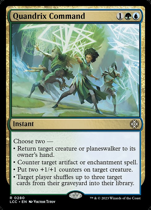 Quandrix Command (280) - The Lost Caverns of Ixalan Commander - Game On
