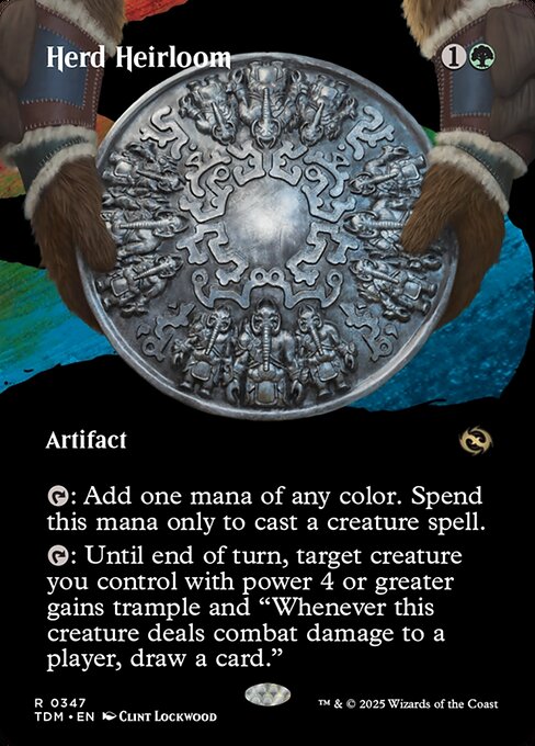 Herd Heirloom (347) - BORDERLESS - FULL ART - Tarkir: Dragonstorm - Game On