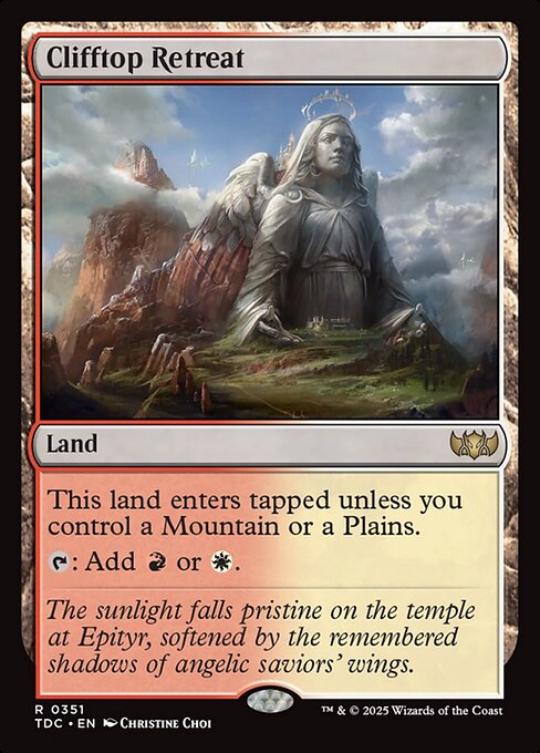 Clifftop Retreat (351) - Tarkir: Dragonstorm Commander - Game On