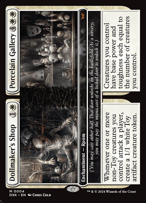 Dollmaker's Shop // Porcelain Gallery (4) (Foil) - Duskmourn: House of Horror - Game On