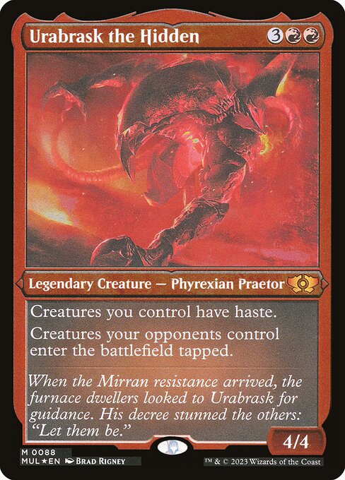 Urabrask the Hidden (88) (Etched) - Multiverse Legends - Game On