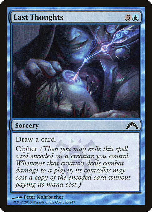 Last Thoughts (40) (Foil) - Gatecrash - Game On