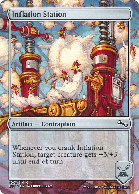 Inflation Station (190) - BORDERLESS - FULL ART (Foil) - Unstable - Game On