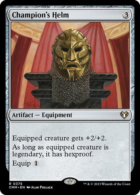 Champion's Helm (375) (Foil) - Commander Masters - Game On