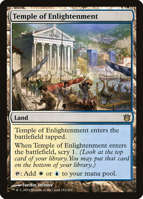 Temple of Enlightenment (163) (Foil) - Born of the Gods - Game On