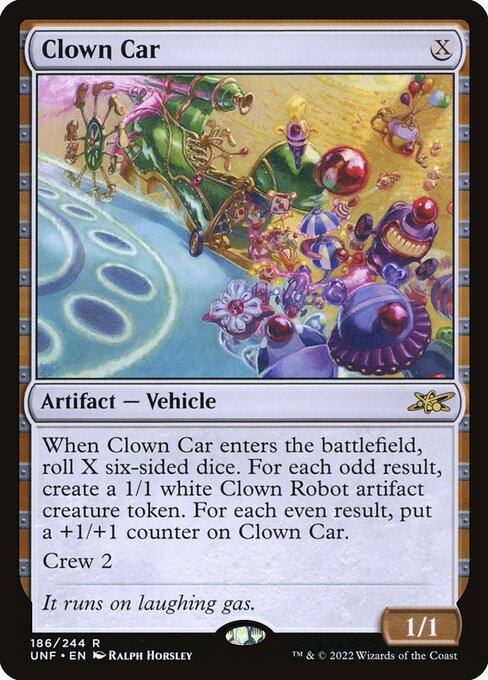 Clown Car (186) (Foil) - Unfinity - Game On