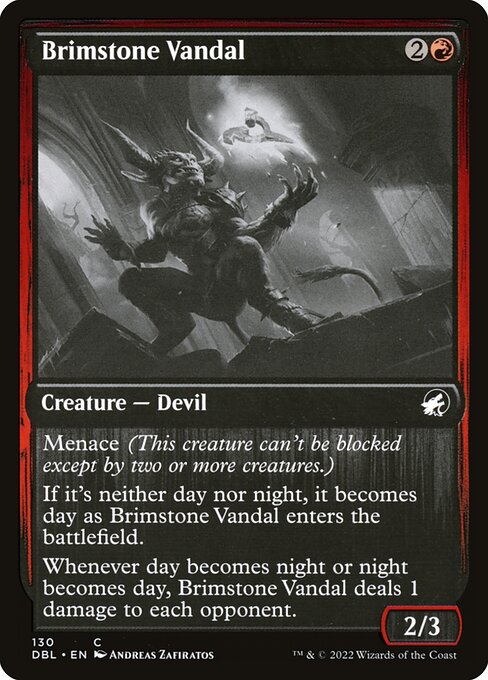 Brimstone Vandal (130) (Foil) - Innistrad: Double Feature - Game On
