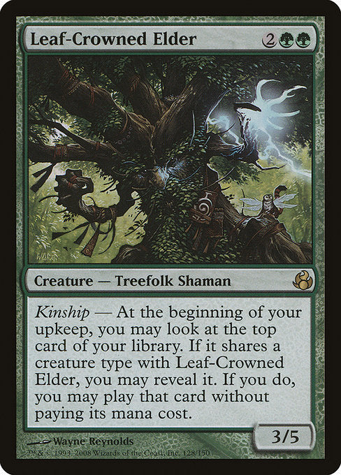 Leaf-Crowned Elder (128) - Morningtide - Game On