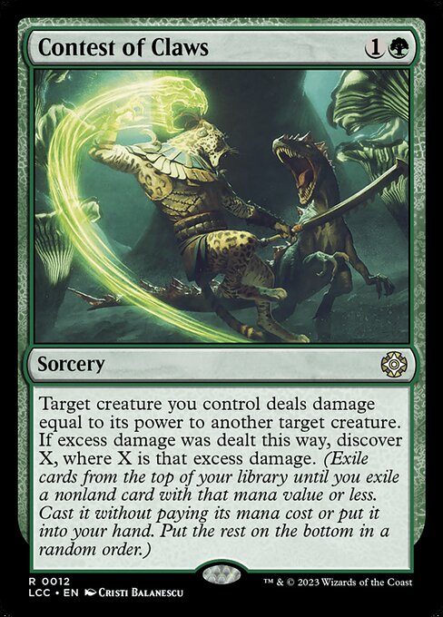 Contest of Claws (12) (Foil) - The Lost Caverns of Ixalan Commander - Game On