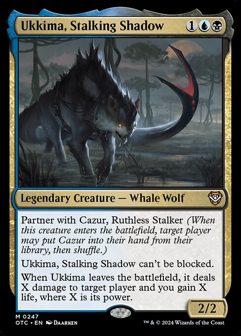 Ukkima, Stalking Shadow (247) - Outlaws of Thunder Junction Commander - Game On