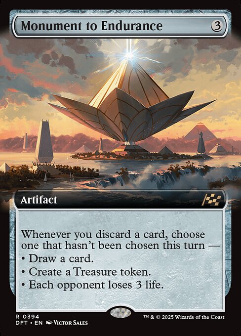Monument to Endurance (394) - EXTENDED ART (Foil) - Aetherdrift - Game On