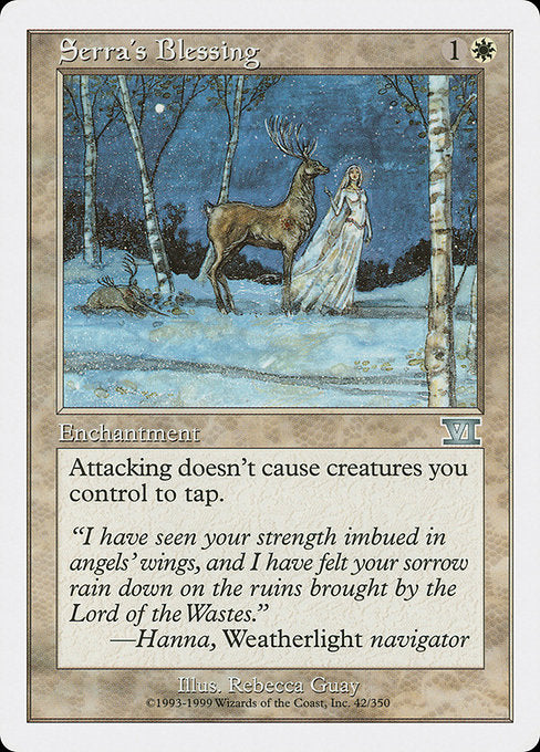 Serra's Blessing (42) - Classic Sixth Edition - Game On