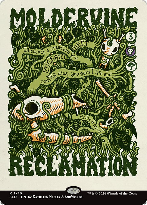 Moldervine Reclamation (1716) - BORDERLESS - FULL ART - Secret Lair Drop - Game On