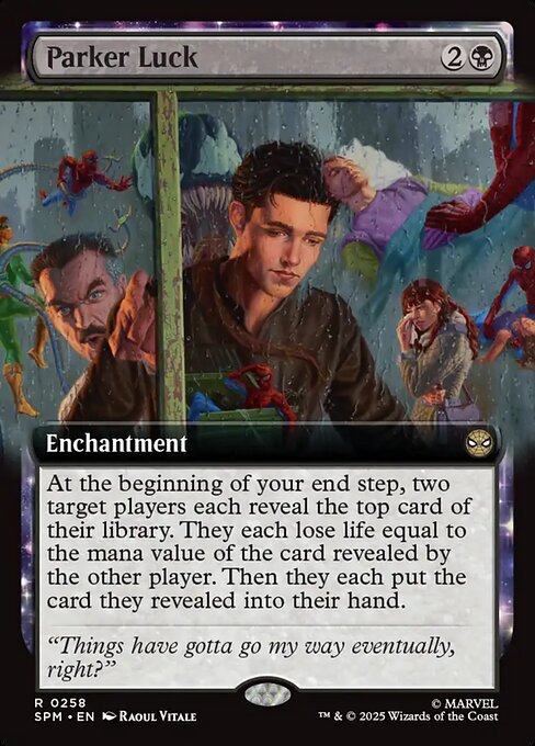 Parker Luck (258) - EXTENDED ART (Foil) - Marvel's Spider-Man - Game On