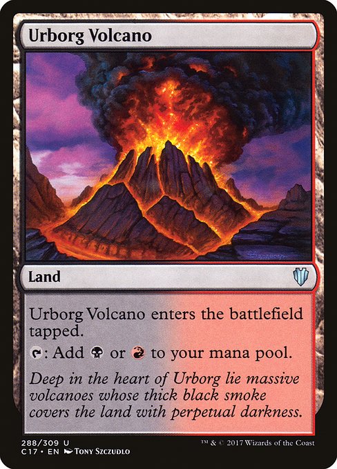 Urborg Volcano (288) - Commander 2017 - Game On