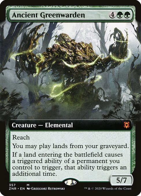 Ancient Greenwarden (357) - EXTENDED ART - Zendikar Rising - Game On