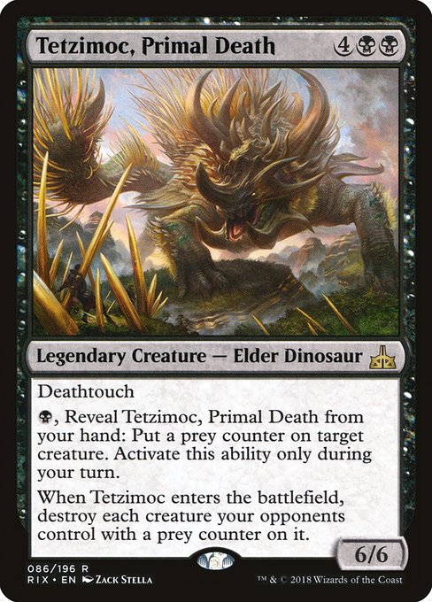 Tetzimoc, Primal Death (86) (Foil) - Rivals of Ixalan - Game On