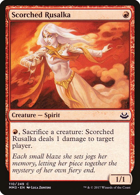 Scorched Rusalka (110) (Foil) - Modern Masters 2017 - Game On