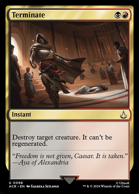 Terminate (98) (Foil) - Assassin's Creed - Game On