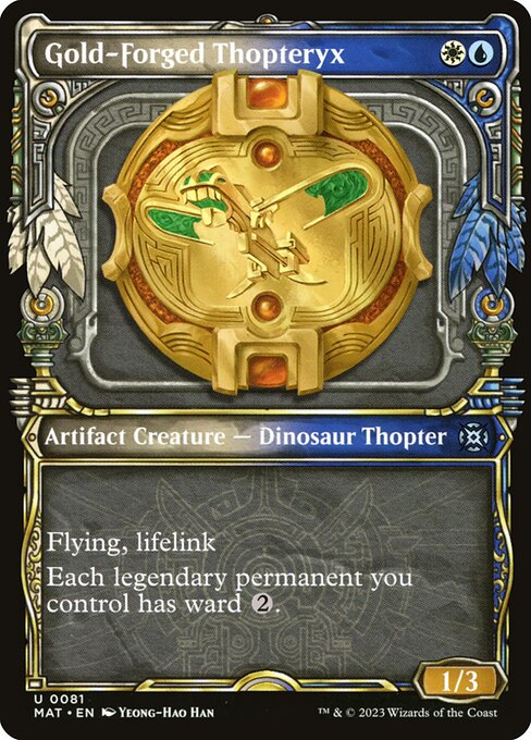 Gold-Forged Thopteryx (81) - SHOWCASE - March of the Machine: The Aftermath - Game On