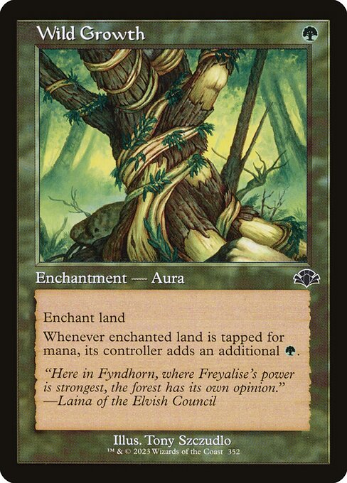 Wild Growth (352) (Foil) - Dominaria Remastered - Game On