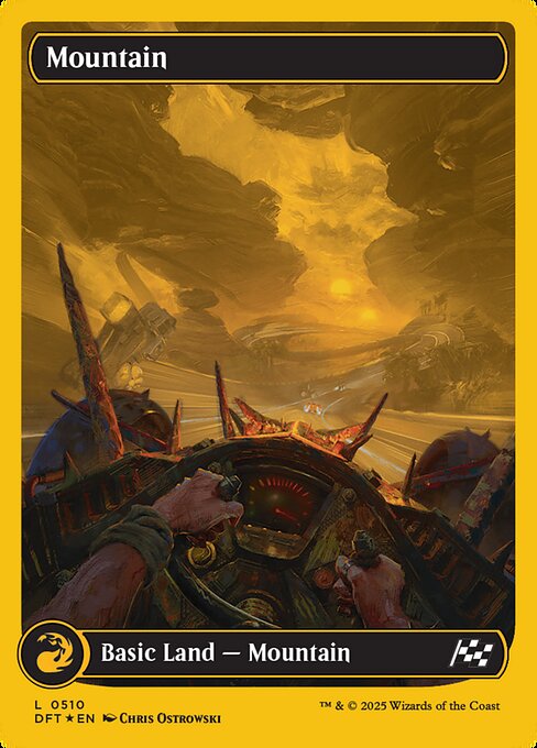 Mountain (510) - FULL ART (Foil) - Aetherdrift - Game On