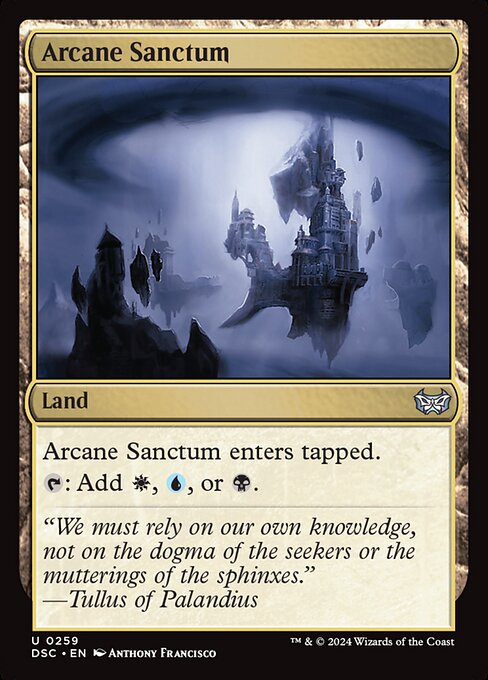 Arcane Sanctum (259) - Duskmourn: House of Horror Commander - Game On