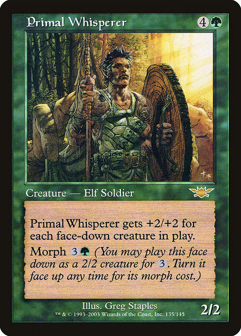 Primal Whisperer (135) (Foil) - Legions - Game On