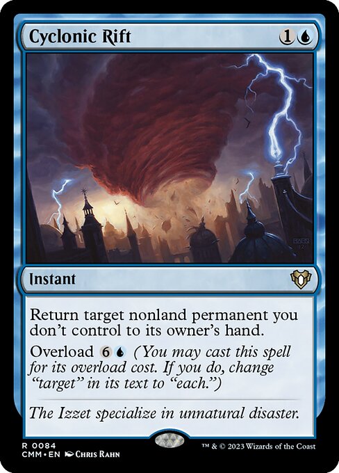 Cyclonic Rift (84) (Foil) - Commander Masters - Game On