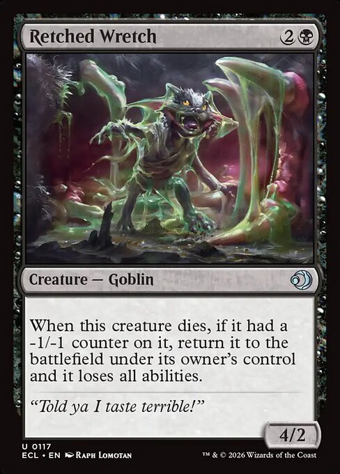 Retched Wretch (117) (Foil) - Lorwyn Eclipsed - Game On