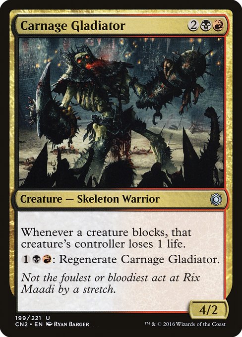 Carnage Gladiator (199) (Foil) - Conspiracy: Take the Crown - Game On