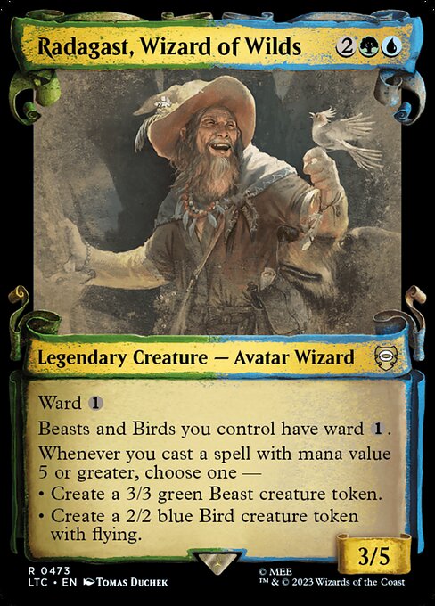 Radagast, Wizard of Wilds (473) - SHOWCASE - Tales of Middle-earth Commander - Game On