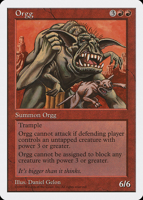 Orgg (259) - Fifth Edition - Game On