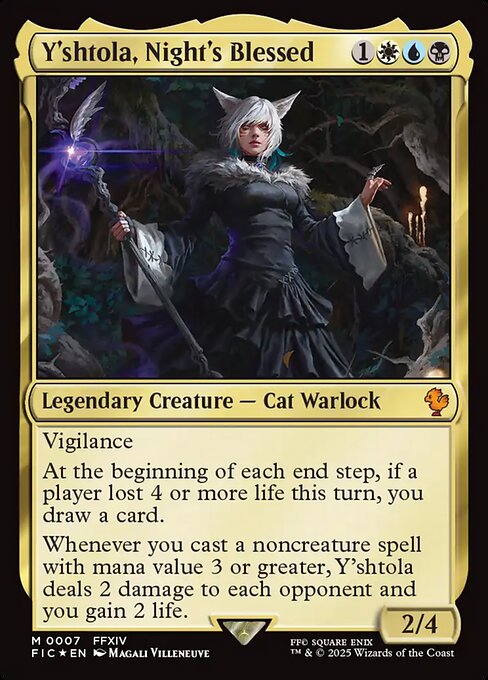 Y'shtola, Night's Blessed (7) (Foil) - Final Fantasy Commander - Game On