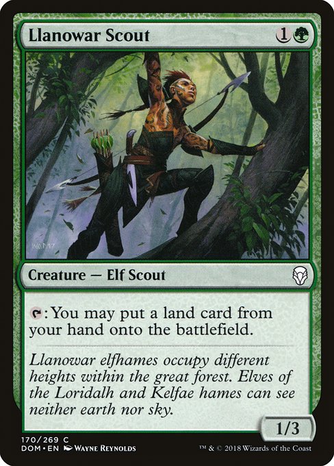 Llanowar Scout (170) - Dominaria - Game On