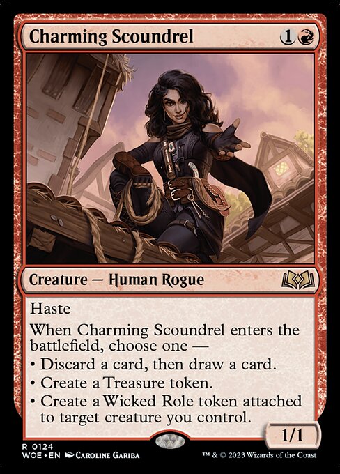 Charming Scoundrel (124) (Foil) - Wilds of Eldraine - Game On