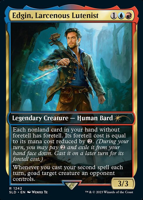 Bohn, Beguiling Balladeer (1242) - FULL ART - Secret Lair Drop - Game On