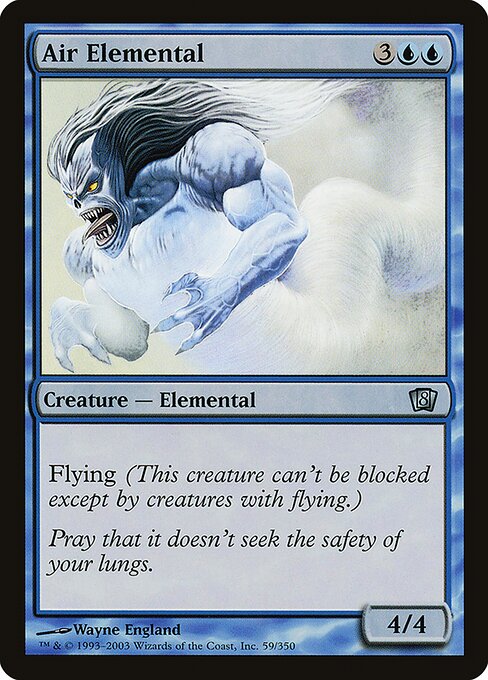 Air Elemental (59★) - Eighth Edition - Game On