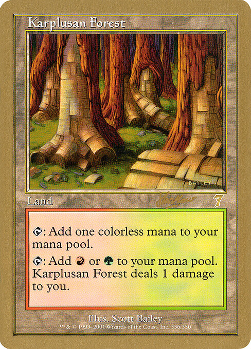Karplusan Forest (shh336) - World Championship Decks 2002 - Game On