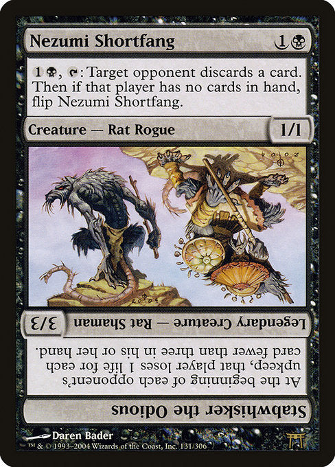 Nezumi Shortfang // Stabwhisker the Odious (131) - Champions of Kamigawa - Game On