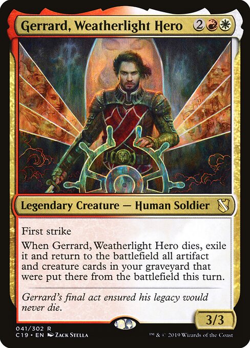 Gerrard, Weatherlight Hero (41) - Commander 2019 - Game On
