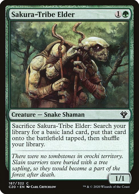 Sakura-Tribe Elder (187) - Commander 2020 - Game On