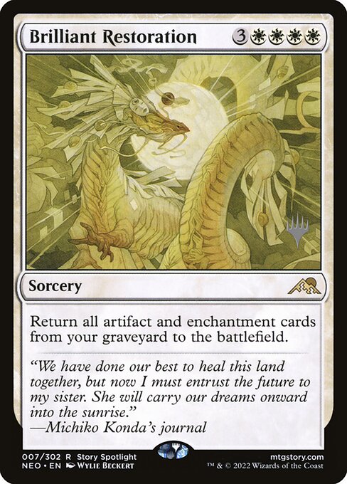 Brilliant Restoration (7p) - Kamigawa: Neon Dynasty Promos - Game On